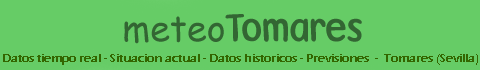 MeteoTomares - Datos meteorológicos en Tomares (Sevilla)